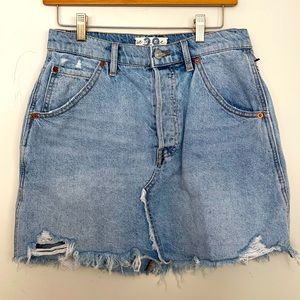 We The Free- Free People Denim Skirt